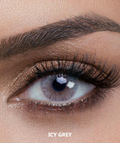Hidrocor Icy Gray Prescription Colored Contact Lenses - Professional Results for USA Clinics