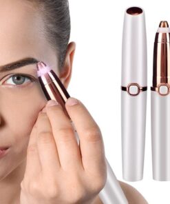 FEMALE EPILATOR NEW ELECTRIC EYEBROW TRIMMER MAKEUP PAINLESS EYEBROW EPILATOR MINI PORTABLE SHAVER RAZOR FACIAL HAIR REMOVER - Professional Results for EU Clinics