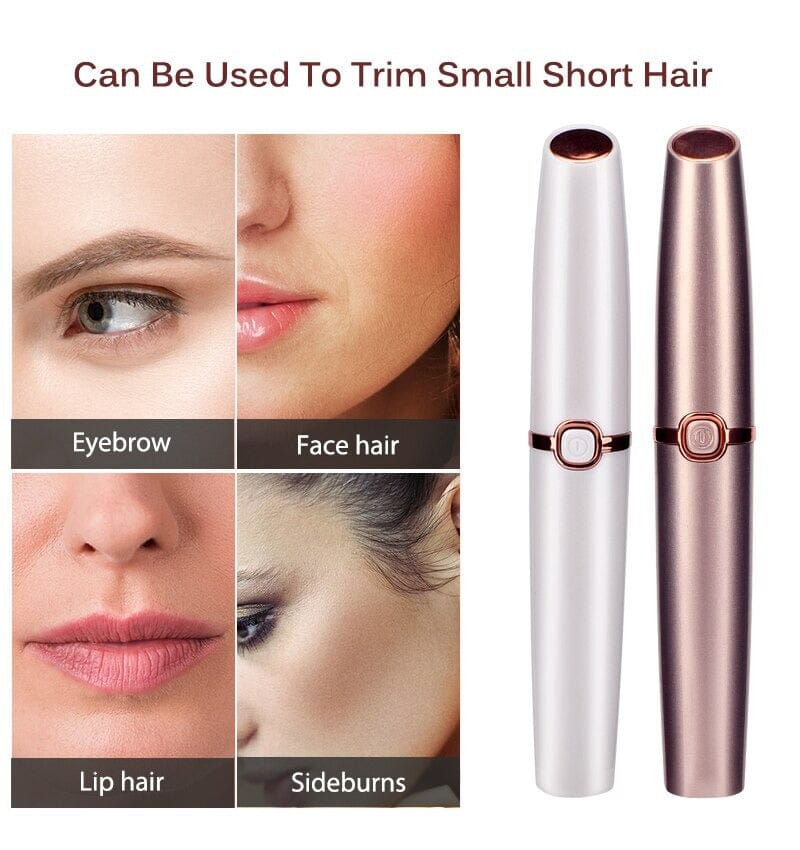 FEMALE EPILATOR NEW ELECTRIC EYEBROW TRIMMER MAKEUP PAINLESS EYEBROW EPILATOR MINI PORTABLE SHAVER RAZOR FACIAL HAIR REMOVER - Professional Results for EU Clinics - Image 2