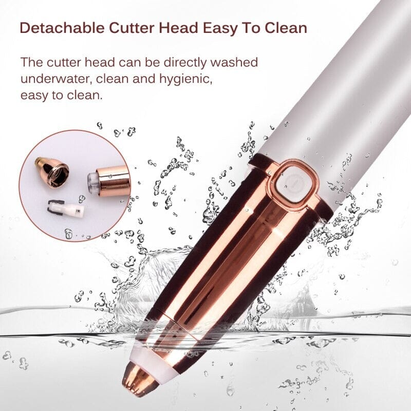 FEMALE EPILATOR NEW ELECTRIC EYEBROW TRIMMER MAKEUP PAINLESS EYEBROW EPILATOR MINI PORTABLE SHAVER RAZOR FACIAL HAIR REMOVER - Professional Results for EU Clinics - Image 8