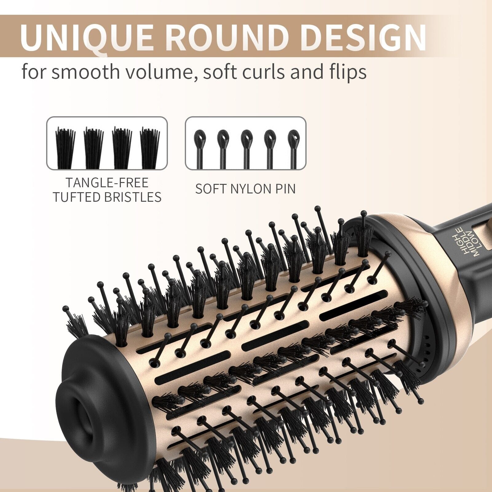 HAIR STRAIGHTENER 4 IN 1 HAIR BRUSH 1000W HAIR DRYER HOT AIR BRUSH COMB HAIR STRAIGHTENER STYLER VOLUMIZER HAIR STRAIGHTENER - Professional Results for UK Clinics - Image 10