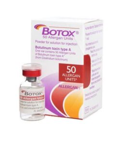Allergan Botox 50 unit vial and packaging box