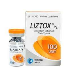 Liztox 100unit botulinum toxin vial and product box