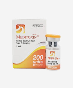 Meditoxin 200 Units botulinum toxin vial for professional aesthetic and medical use